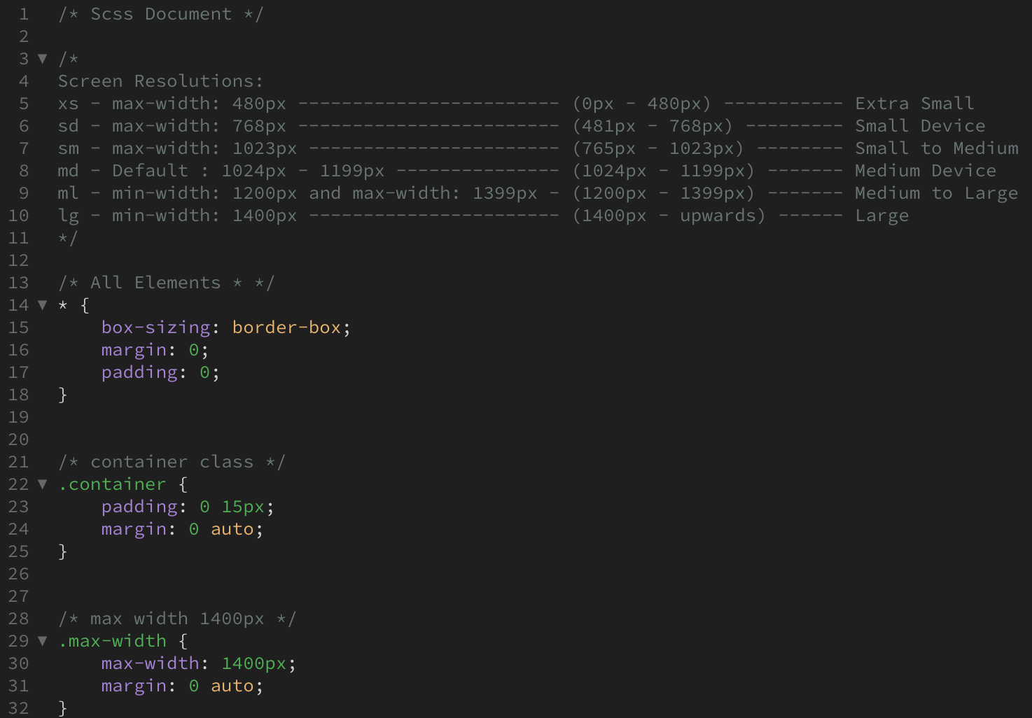 Container-Row-Column SCSS Screenshot Container-Row-Column SCSS Screenshot